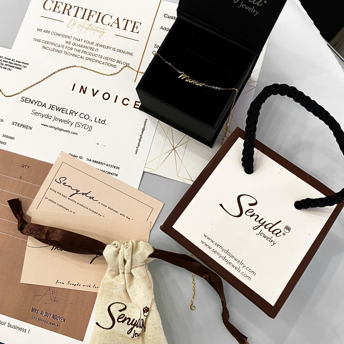 Senyda 10K 纯金特殊戒指 - “THE ETERNAL”戒指