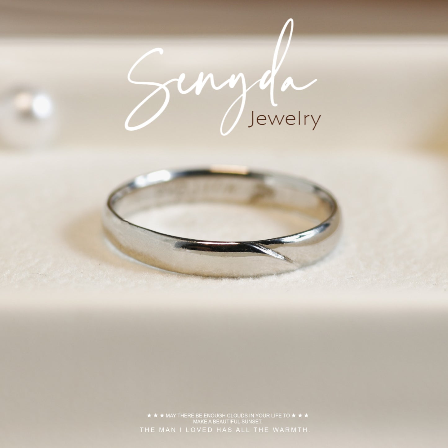 Senyda Forever Your Gold Wedding Ring Set
