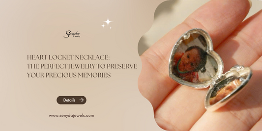 Heart locket necklace