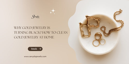 Why gold jewelry is turning black? How to clean gold jewelry at home