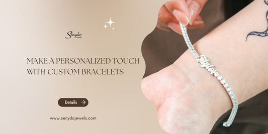 Make a personalized touch with custom bracelets