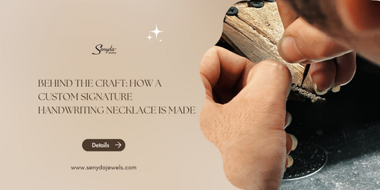 custom signature handwriting necklace