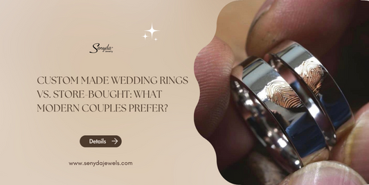 Custom made wedding rings