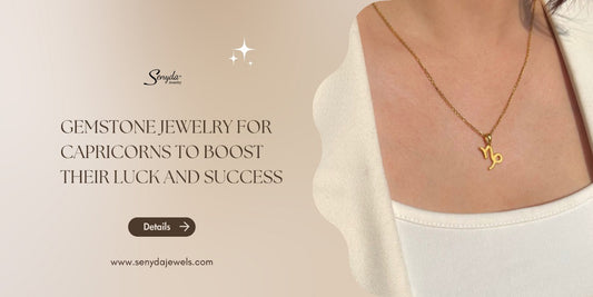 Gemstone jewelry for Capricorns to boost their luck and success