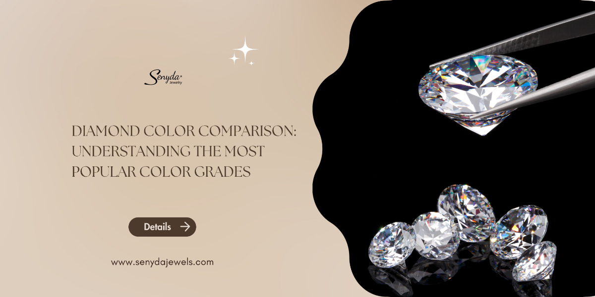Diamond color comparison: Understanding the most popular color grades