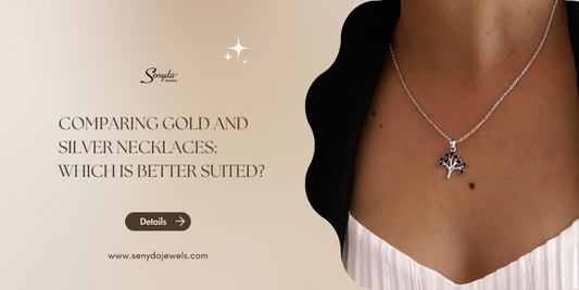 Comparing gold and silver necklaces: Which is better suited?