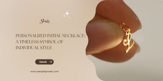 personalized initial necklace