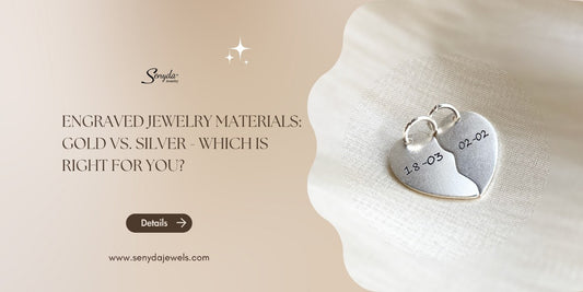 Engraved jewelry materials: Gold vs. silver - Which is right for you?