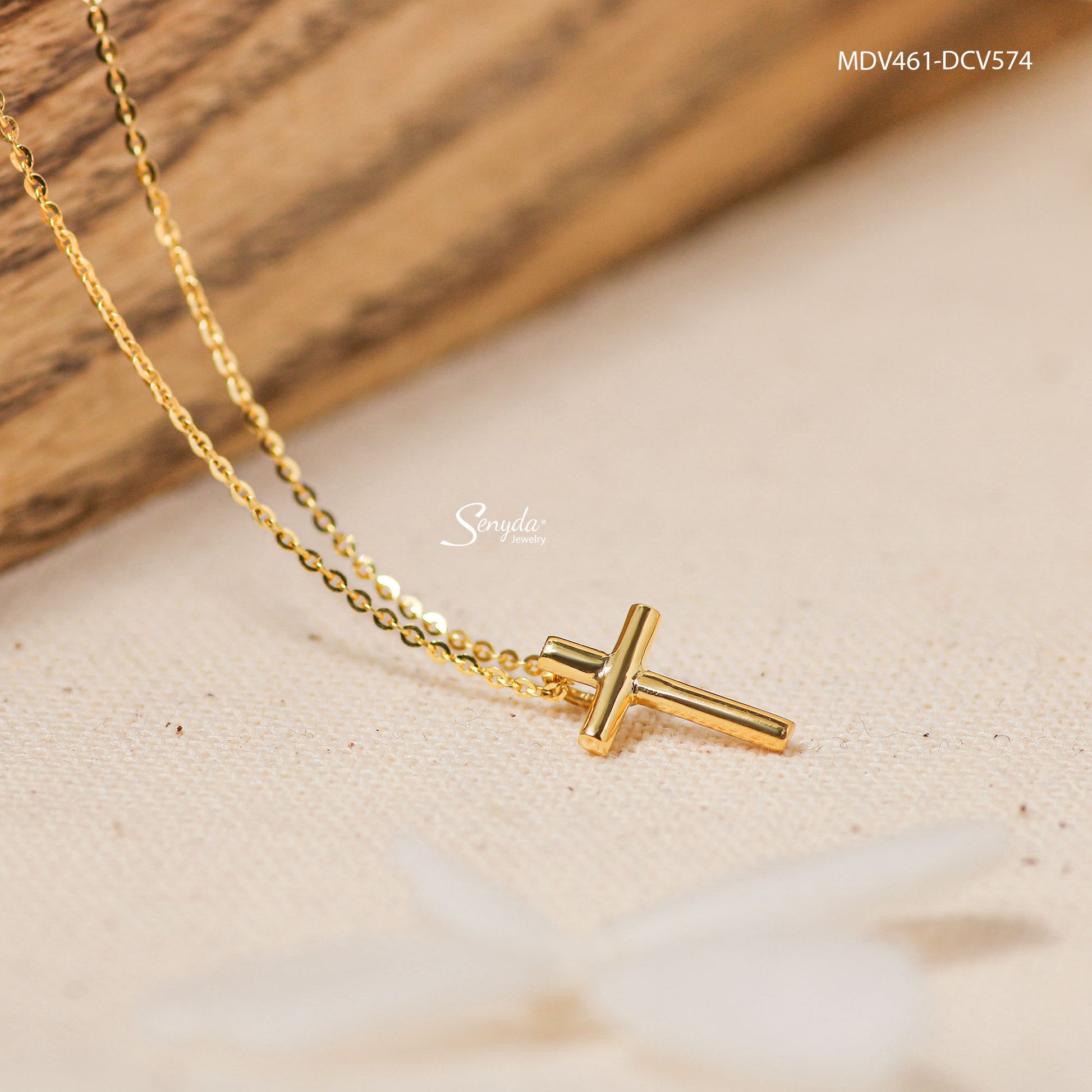 Plain Cross Pendant Necklace