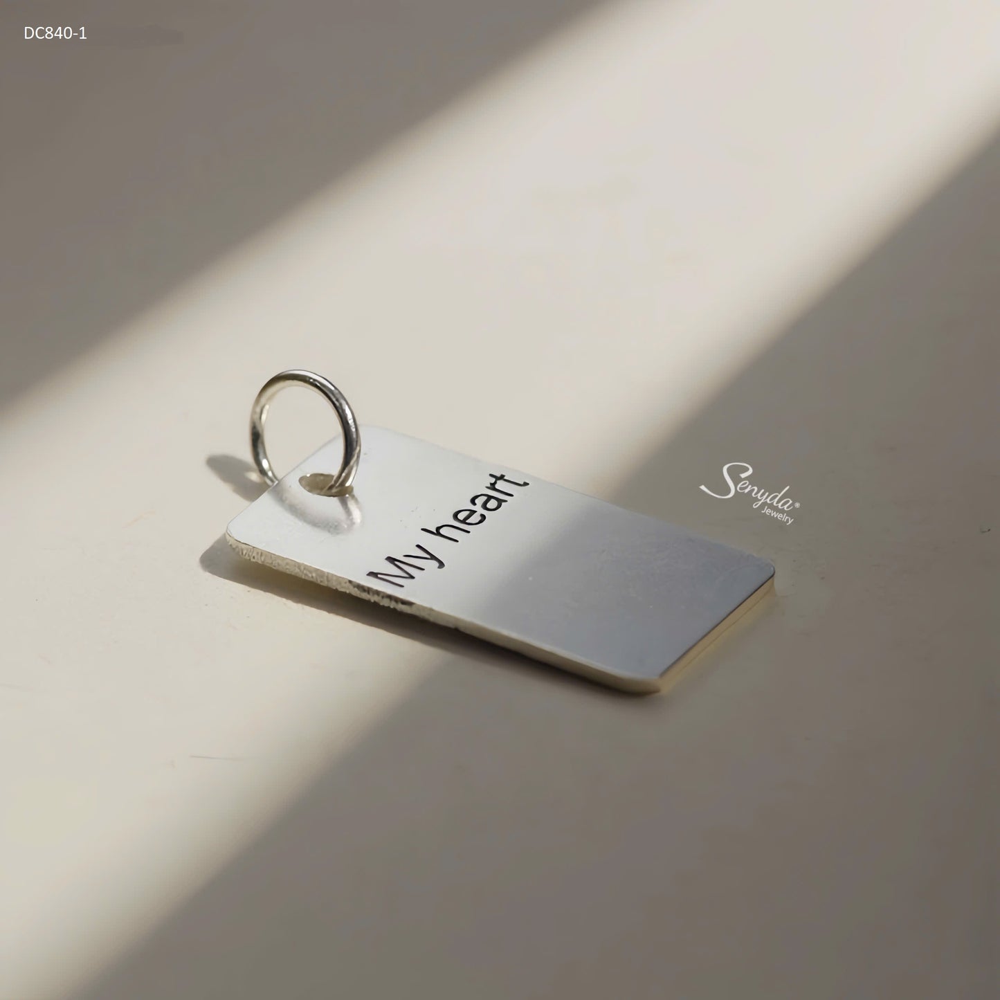 Personalized Engraved Rectangle Necklace