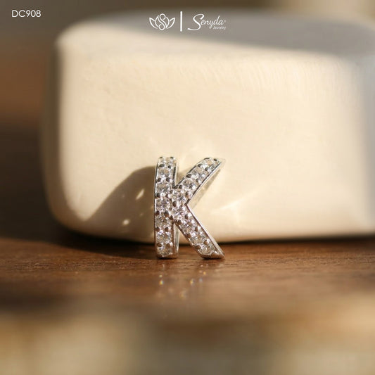 Round-Shape Brilliance Cubic Zirconia Initial Pendant