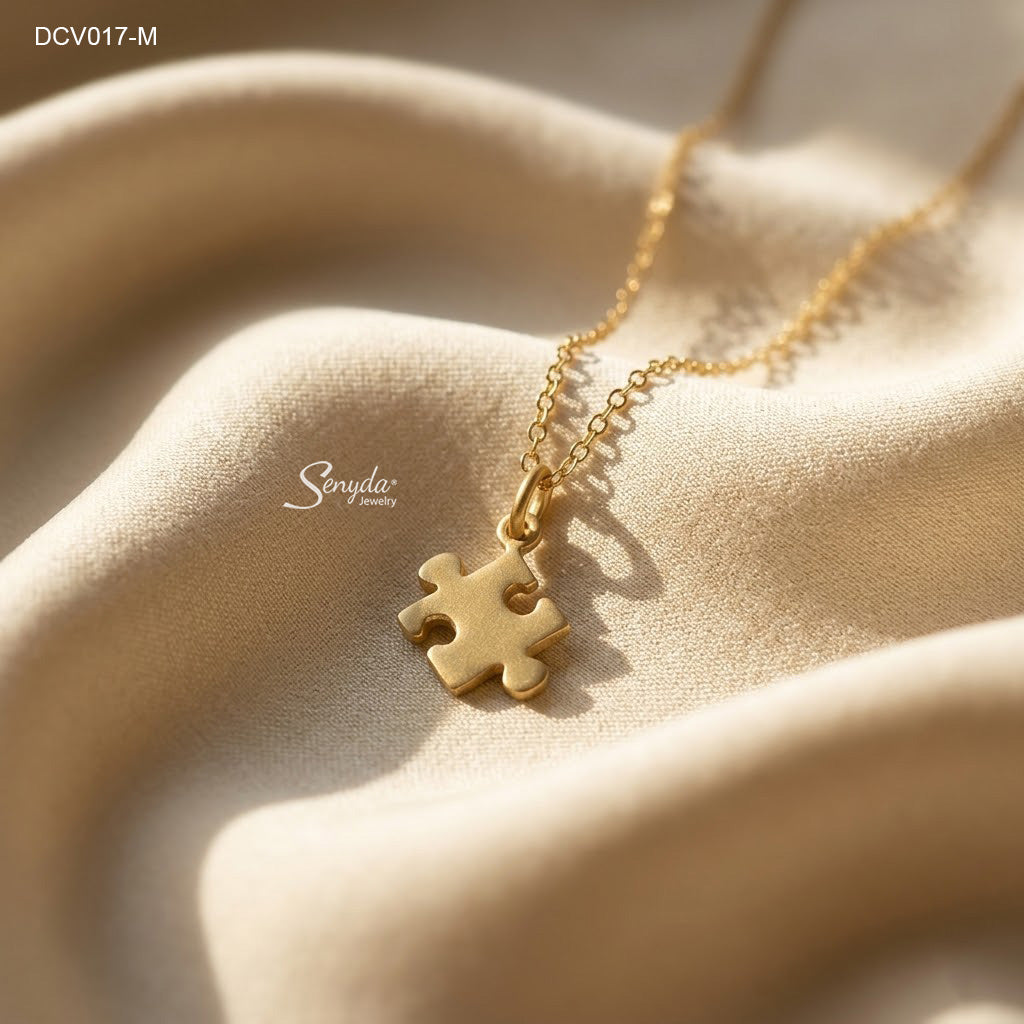 Personalized Puzzle Piece Necklace