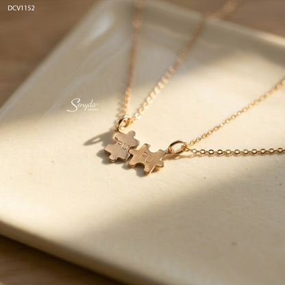 Personalized Puzzle Piece Necklace
