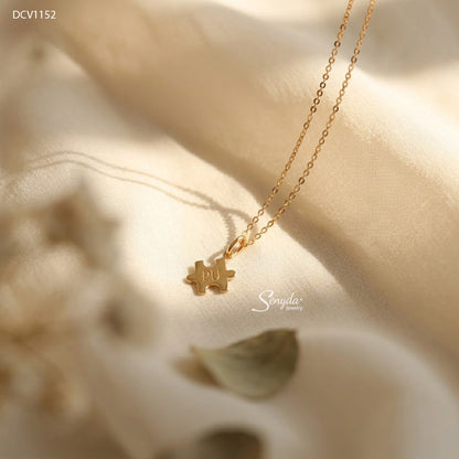 Personalized Puzzle Piece Necklace