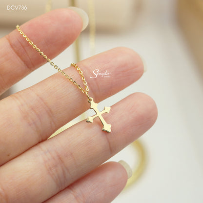 Unisex Cross Pendant Necklace