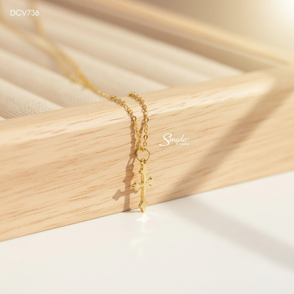 Unisex Cross Pendant Necklace