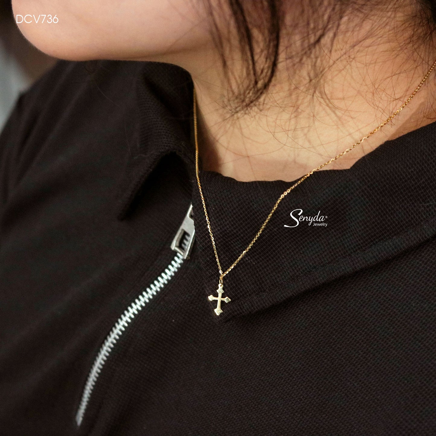 Unisex Cross Pendant Necklace