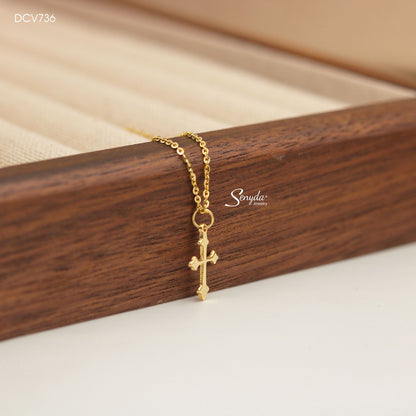 Unisex Cross Pendant Necklace
