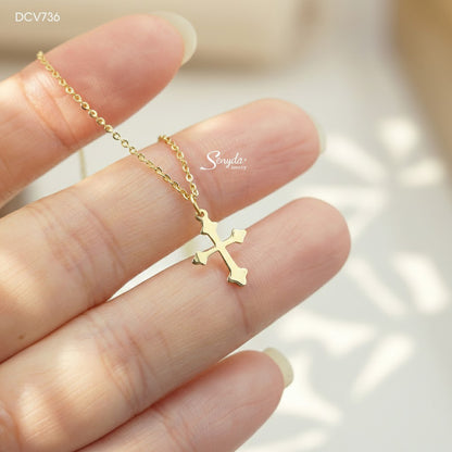 Unisex Cross Pendant Necklace