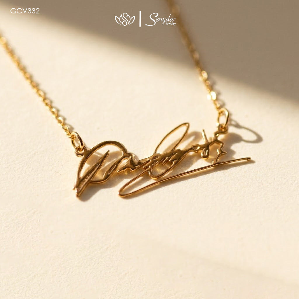 Custom Signature Necklace