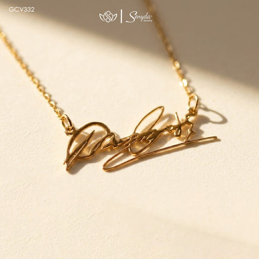 Custom Signature Necklace