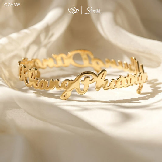 Custom Name Bangle - Full Bangle