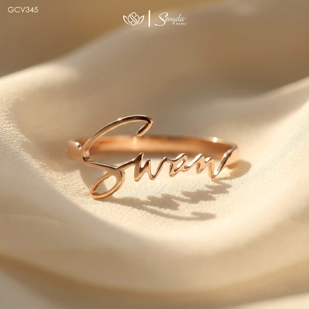 Custom Name Rings