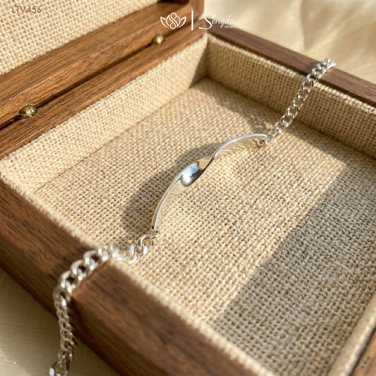 Personalized Engraved Infinity Bracelets