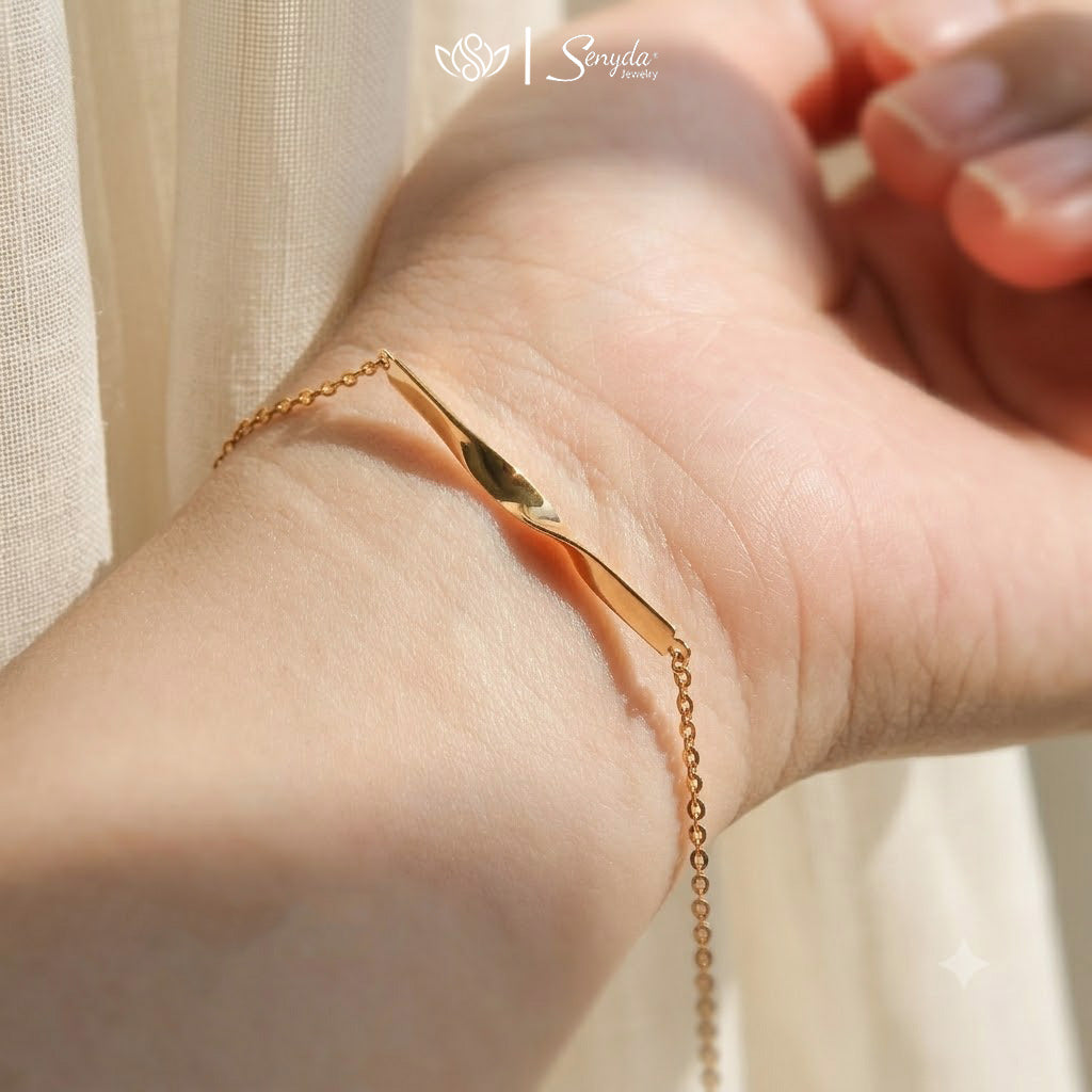Personalized Engraved Infinity Bracelets