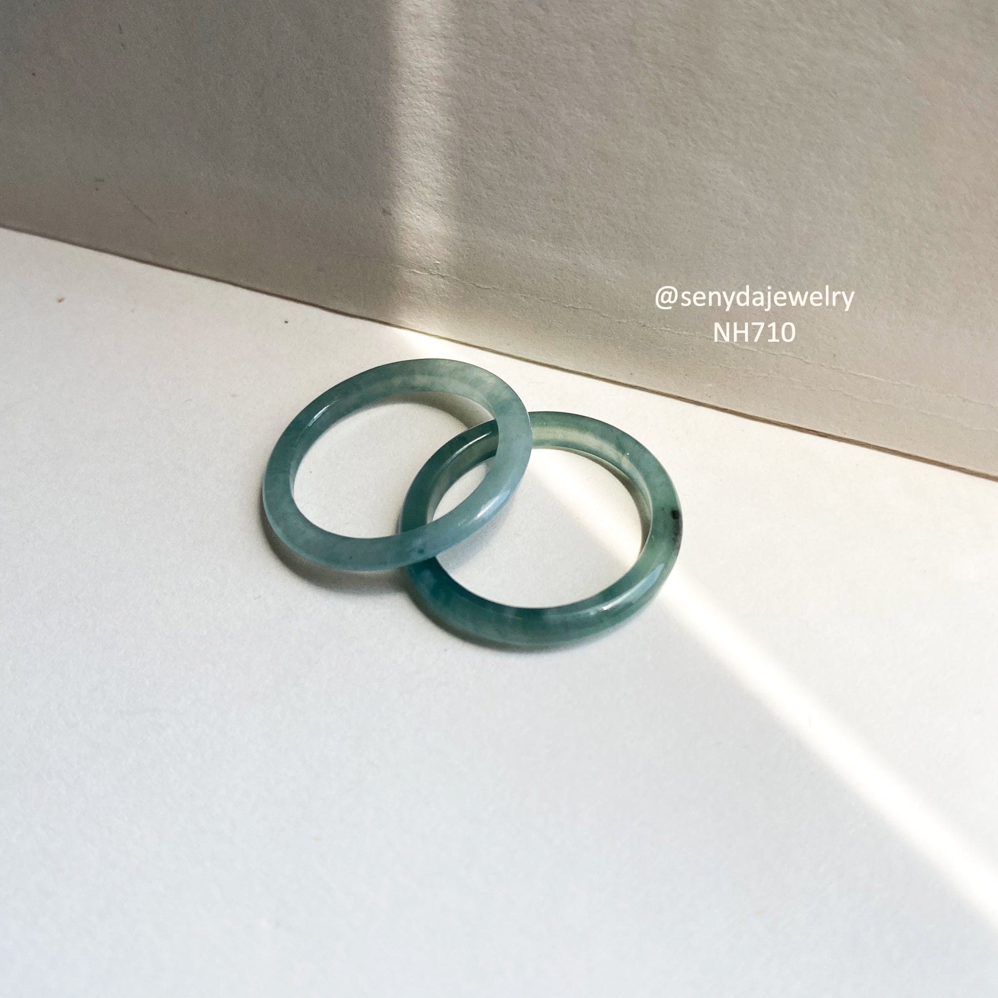 Natural Jadeite Jade Solid Band Ring