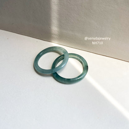 Natural Jadeite Jade Solid Band Ring
