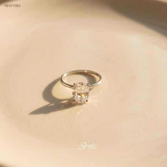 Classic Oval Cut Solitaire Ring