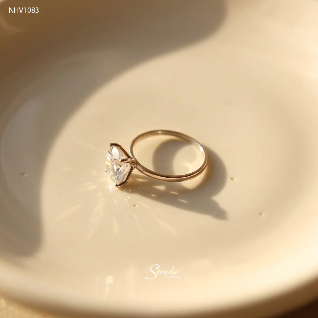 Classic Oval Cut Solitaire Ring