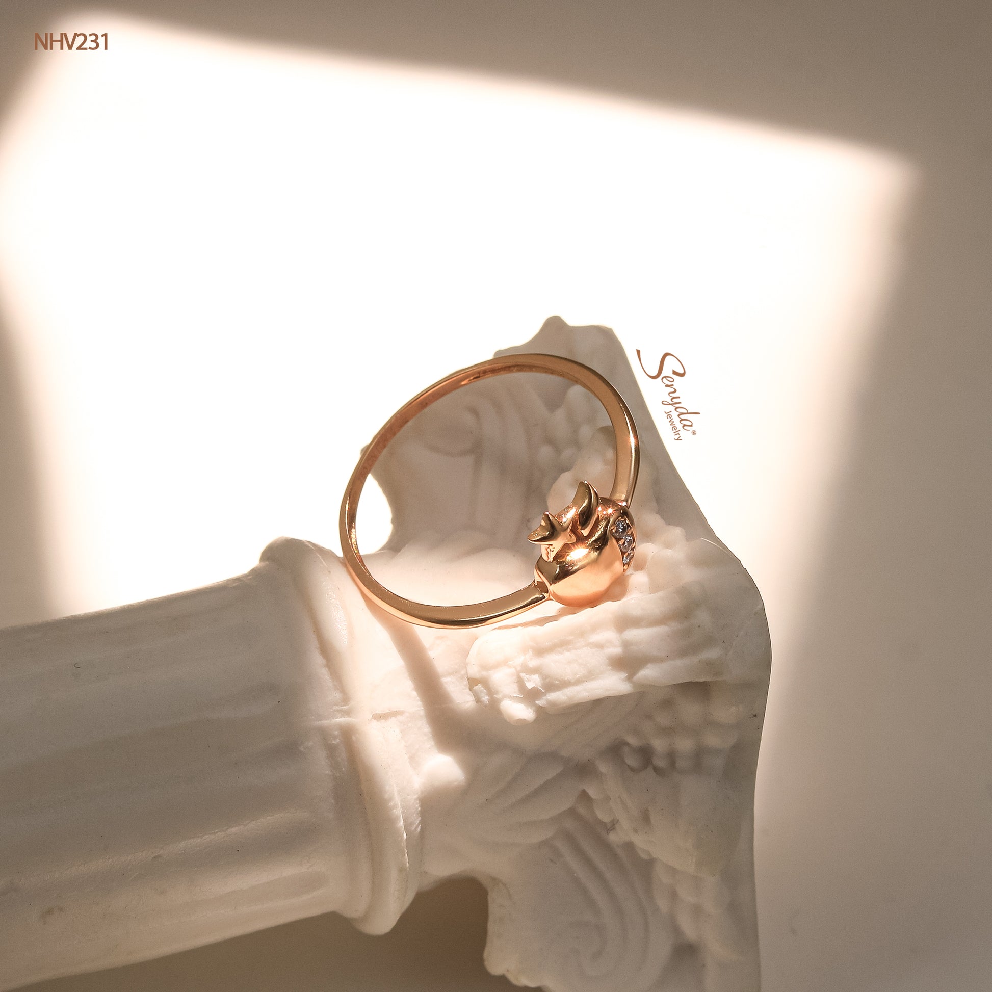 18K Solid Gold Special Ring - "THE APPLE" RING