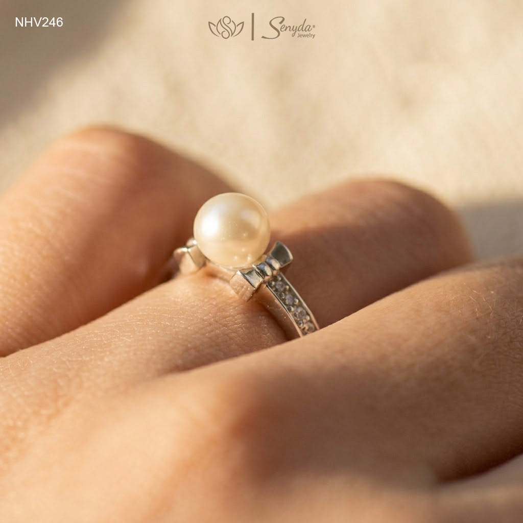 10K Solid Gold Oval - Shaped Brilliant Cut Sapphire Square Halo Ring
