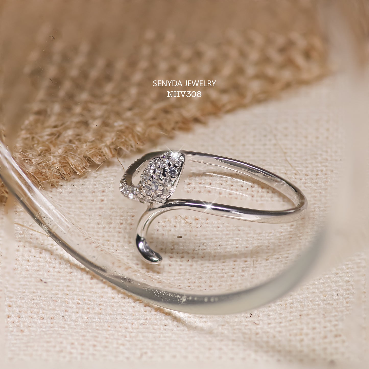 Senyda 18K Solid Gold Special Ring - SNAKE RING