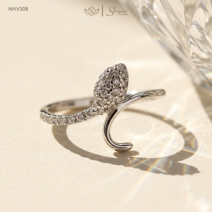 18K Solid Gold Special Ring - SNAKE RING