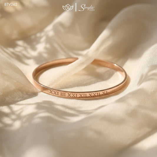 Custom Engraved Name Cuff Bracelet
